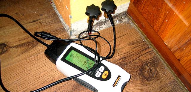 wgłębne pomiary wilgotności - usuwanie pleśni - odgrzybianie