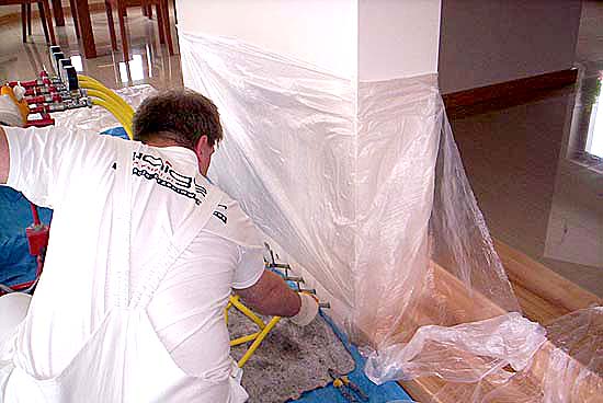 odgrzybianie - niskociśnieniowa aplikacja środków biobójczych